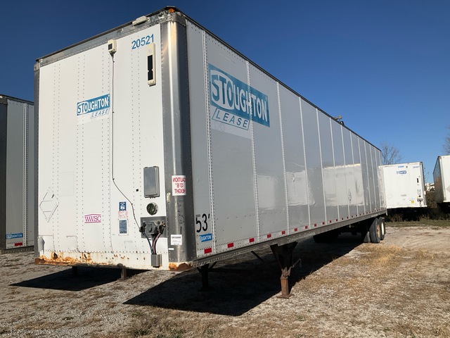 2013 Stoughton 53 ft x 102 in T/A Van Trailer