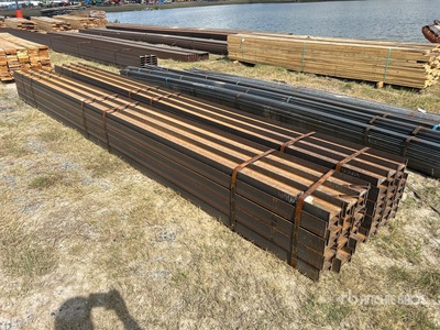 Quantity of (2) Bundles of 6 In. x 20 Ft I-Beams