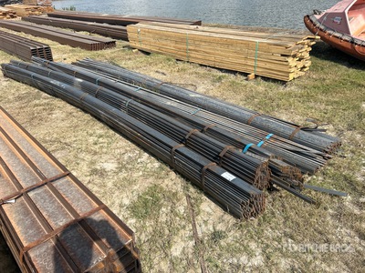Quantity of (5) Bundles of 1 1/4 In. Flat Bar