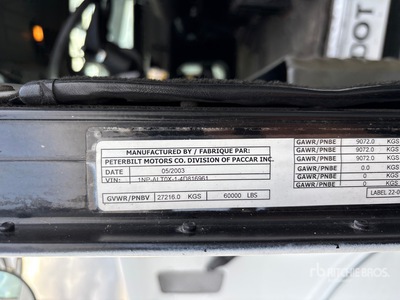 2004 Peterbilt 357 6x4 Graan vrachtwagen
