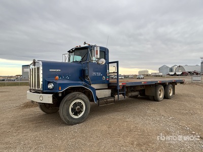 1987 Kenworth C510 6x4 Ciężarówka z płaską platformą