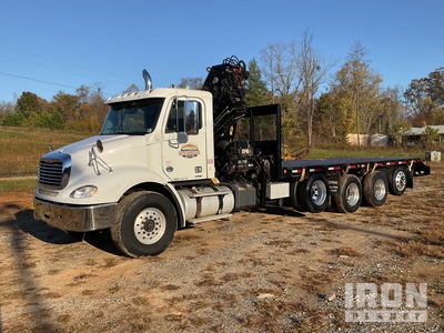 2010 Hiab 322 E-5 Hipro 20500 lb Knuckle Boom on 2011 Freightliner Columbia CL112 10x4 mobiele kraan
