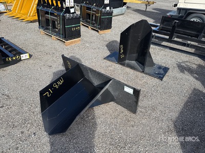 Quantity of (2) 20 in Skid Steer Tree Spade Digger (Unused)