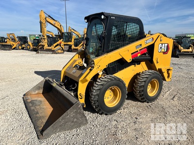 2022 Cat 246D3 Two-Speed High Flow XPS Chargeuse à direction à glissement