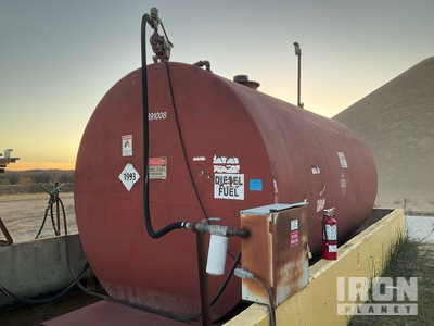 10000 gal Skid Mounted Steel Diesel Benzinetank