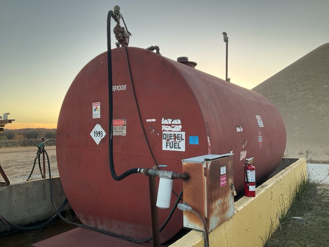 10000 gal Skid Mounted Steel Diesel Fuel Tank