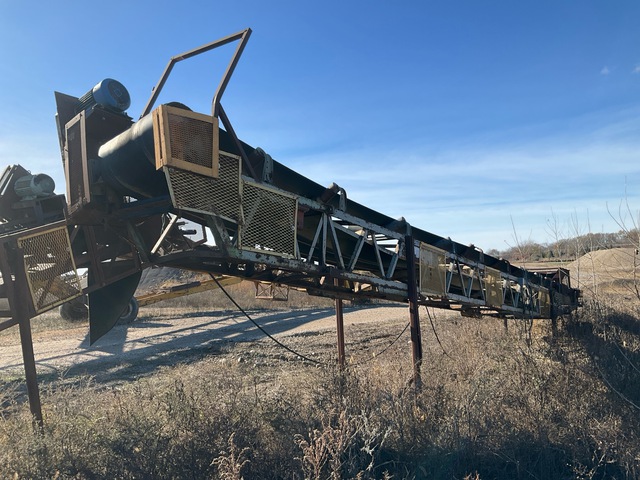 Barber-Greene 24 in x 40 ft Stationary Transfer Conveyor Barber-Greene 24 in x 40 ft Stationary Transfer Conveyor