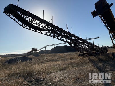 Jensen 30 in x 100 ft Portable Radial Stacking Conveyor