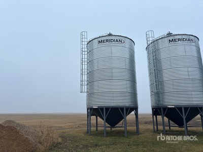 Meridian 1806 +/- 5500 bu 6 Ring Hopper Cassone per grano