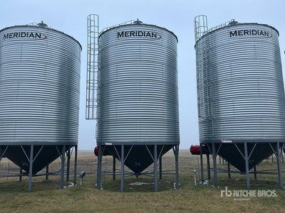 Meridian 1806 +/- 5500 bu 6 Ring Hopper Cassone per grano