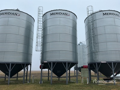 Meridian 1806 +/- 5500 bu 6 Ring Hopper Cassone per grano