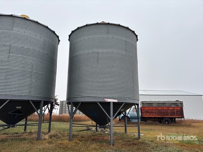 Westeel Rosco +/- 2000 bu 5 Ring Hopper Cassone per grano