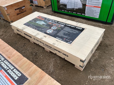 TMG MSC1220 12 ft x 20 ft Metal Garage Carport (Unused)