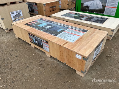 StanForge MS1020B 10 ft x 20 ft Metal Garage Shed (Unused)