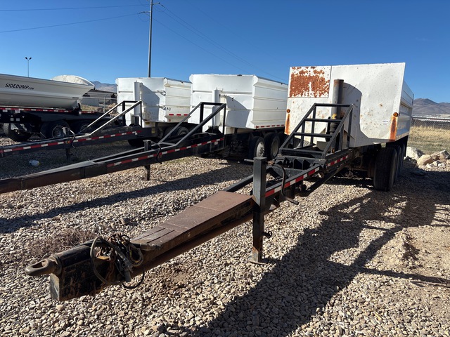 1998 Flow Boy 16 ft Tri/A Pup Dump Trailer