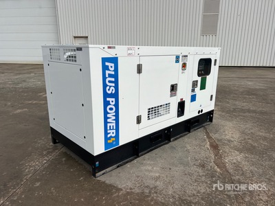 2025 Plus Power GF2-100 100 kVA Skid-Mounted Generatore (Unused)