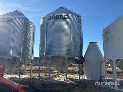Goebel +/- 4200 bu 4 Ring Hopper Grain Bin