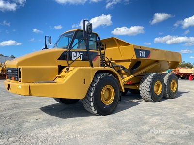 2008 Cat 740 Wywrotka przegubowa