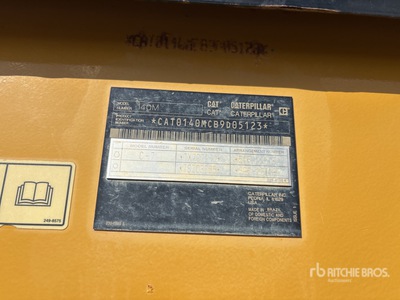 2018 Cat 140M Motor Grader