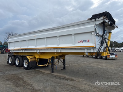 2011 Lusty EMS 9 m Tri/A Remolque de descarga lateral