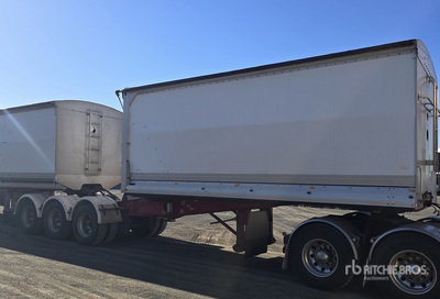 2001 Tefco Tri/A B-Double Lead Rimorchio ribaltabile posteriore