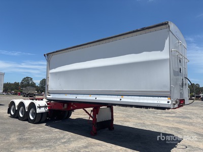 2001 Tefco 5.8 m Tri/A B-Double Lead End Dump Trailer