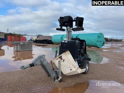 2022 GENERAC MOBILE PRODUCTS V20 4x320w LED Mat D'Eclairage Torre de iluminación (Inoperable)