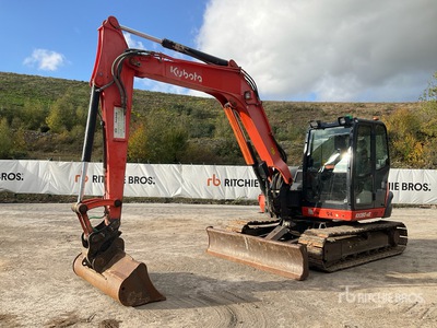 2017 Kubota KX080-4 Tracked Excavator