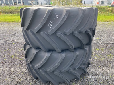 Quantity of (2) Firestone 900/60R32 MT-HARV TL 181A8181B إطارات المعدات