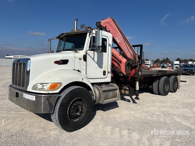 Fassi F330 Knuckle Boom on 2006 Peterbilt 335 6x4 Boom Truck
