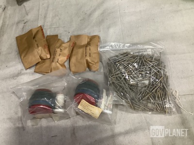 (8) Connector Plugs, (217) Blind Rivets, (12) Caps & Assorted Items