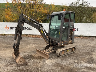 2018 Volvo EC18D Mini Excavator
