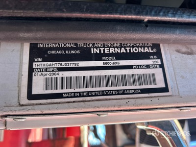 2005 International 5600i 6x6 Boom Truck
