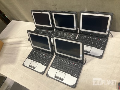 (5) New/Unused Panasonic CF-20 Toughbook Laptops