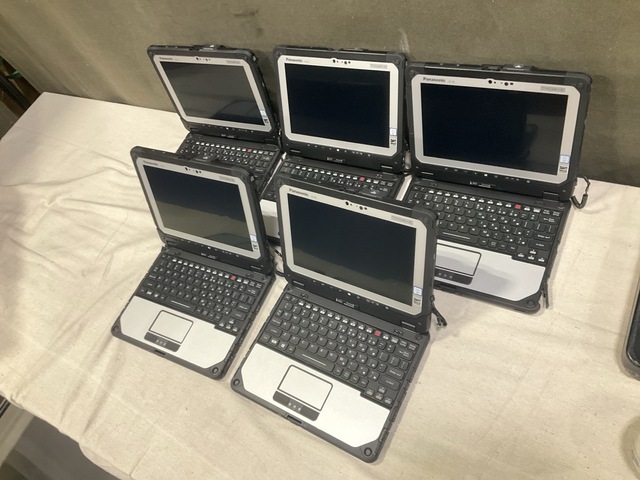 (5) New/Unused Panasonic CF-20 Toughbook Laptops
