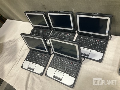 (5) New/Unused Panasonic CF-20 Toughbook Laptops