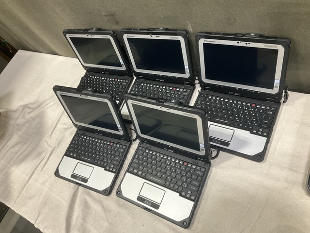 (5) New/Unused Panasonic CF-20 Toughbook Laptops