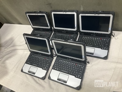 (5) New/Unused Panasonic CF-20 Toughbook Laptops