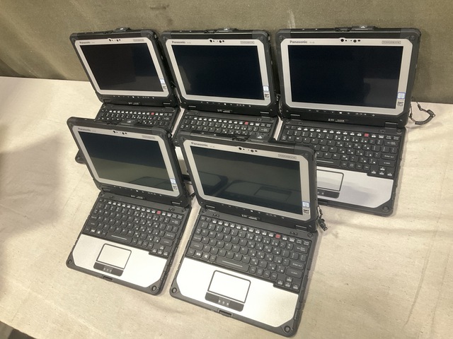 (5) New/Unused Panasonic CF-20 Toughbook Laptops