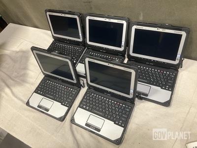 (5) New/Unused Panasonic CF-20 Toughbook Laptops