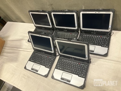 (5) New/Unused Panasonic CF-20 Toughbook Laptops