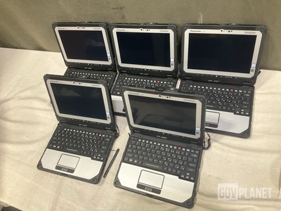 (5) New/Unused Panasonic CF-20 Toughbook Laptops