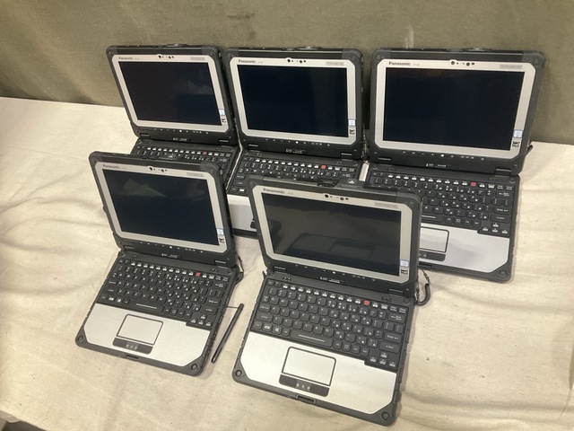 (5) New/Unused Panasonic CF-20 Toughbook Laptops