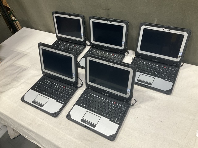 (5) New/Unused Panasonic CF-20 Toughbook Laptops