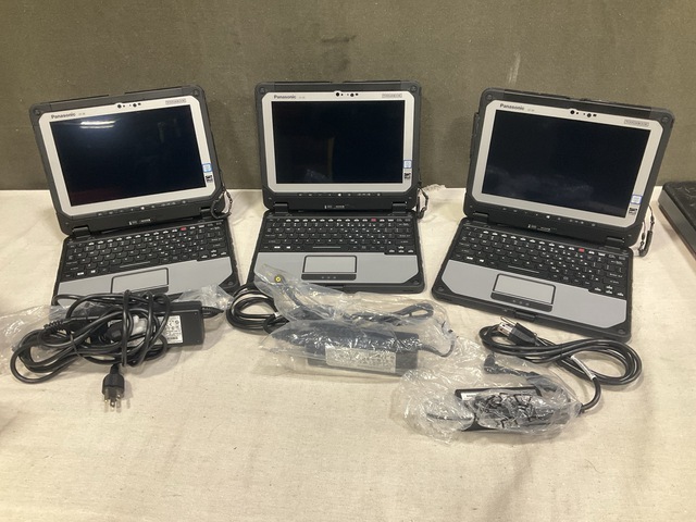 (3) New/Unused Panasonic CF-20 Toughbook Laptops