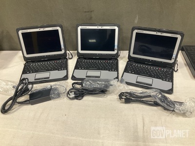 (3) New/Unused Panasonic CF-20 Toughbook Laptops
