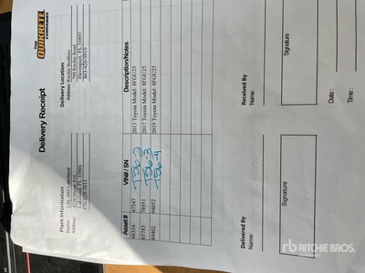 2017 Toyota 8FGU25 Chariot Élévateur