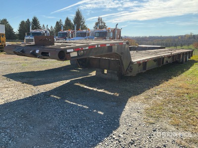 2012 ITI 51 ft T/A Lowboy Scissor Neck Oilfield Trailer