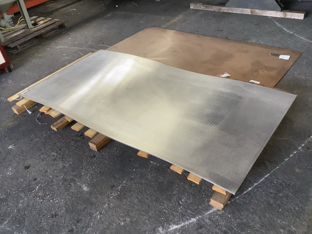 (10) Sheets of 96" x 48" x .050" 5052-H32 Perforated Aluminum Alloy