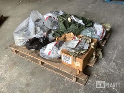 (10) Hydration Carriers, (4) Entrenching Tools, (18) Pouches & Assorted Items